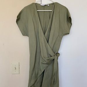 & Other Stories Relaxed Wrap Dress